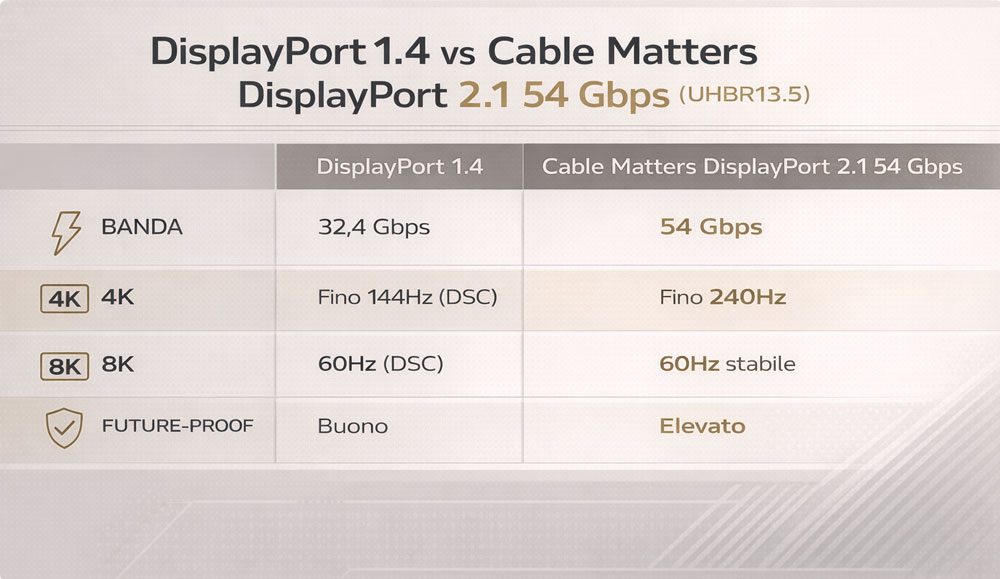 Infografica Displayport